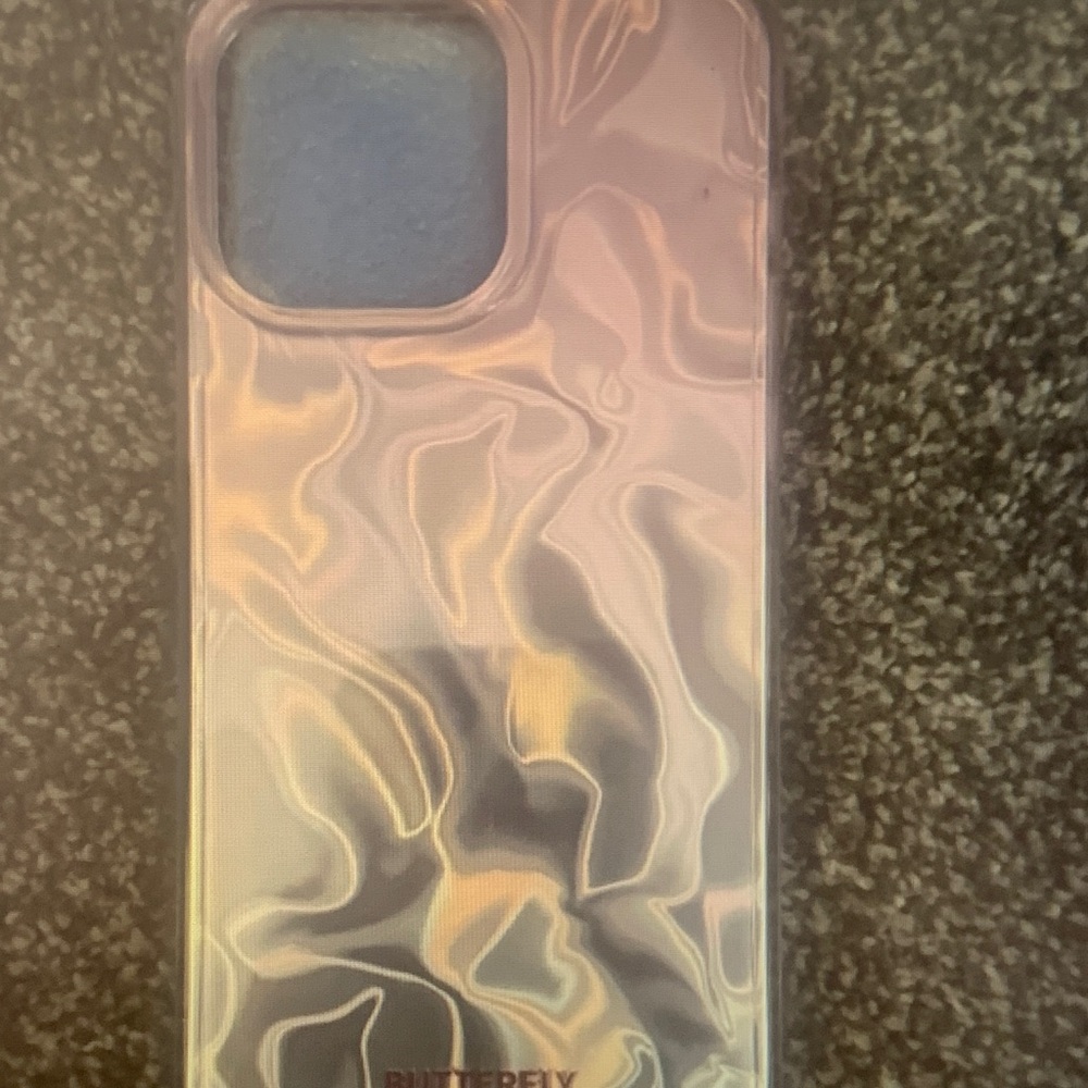 Butter Iridescent Swirl Phone Case